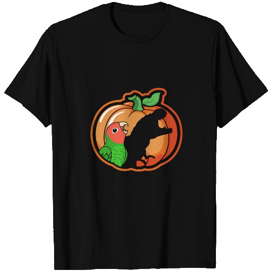 Pumpkin Parrot 2T Rexs Shadow I Rosyfaced Green Lovebird T-Shirts