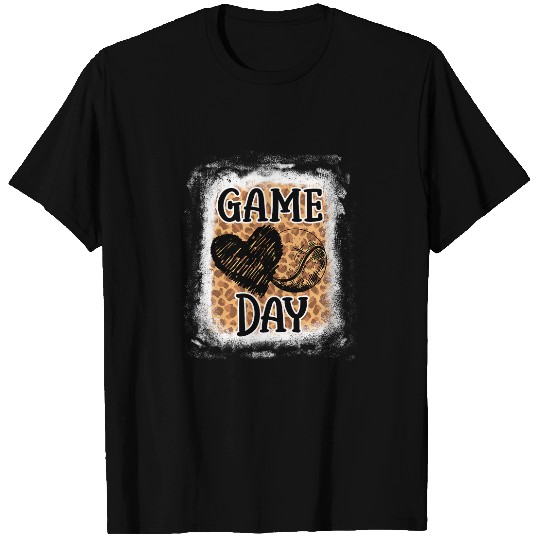 Softball Game Day Women Leopard Cheetah Softball Lover 2 T-Shirts