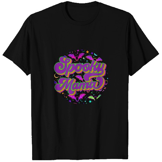 women 2spooky mama spider halloween costume T-Shirts