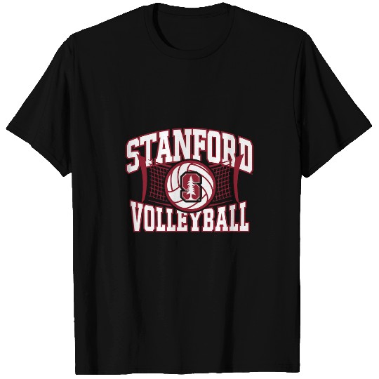 Stanford Cardinal Volleyball Spike Gray Officially Licensed T-Shirts