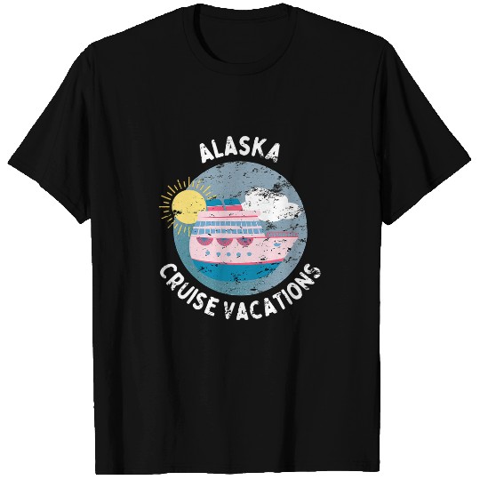 Funny alaska cruise vacation glaciers adventure vintage T-Shirts