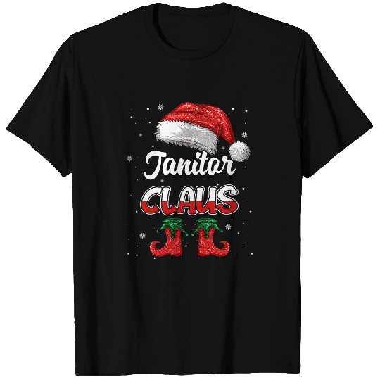 Janitor Santa Claus Christmas Funny Matching Costume 21 T-Shirts