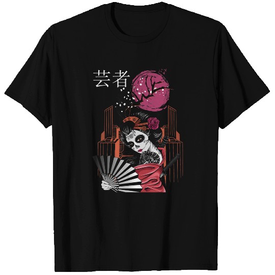 Japan Aesthetic Anime Otaku Grunge Retro Tokyo Kanji Geisha T-Shirts