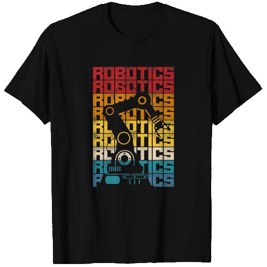 Robot Robotics Engineer Retro vintages Robotics T-Shirts
