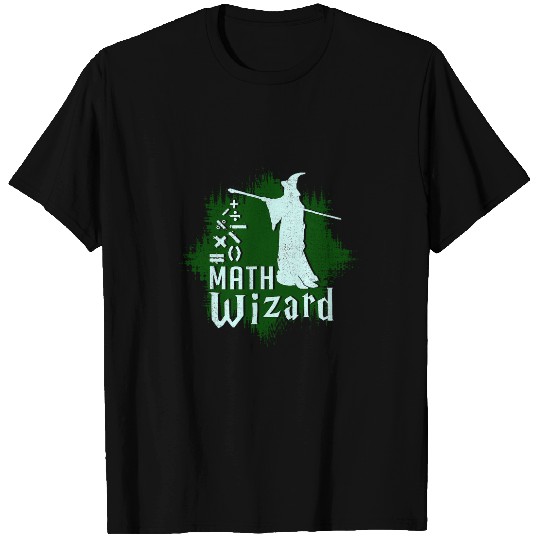 Math Wizard Mathematics Mathematician T-Shirts
