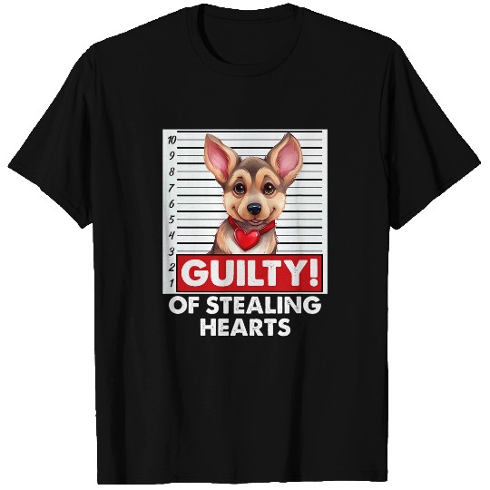 Funny German Shepherd Dog Breed Valentines Day Puppy Love T-Shirts
