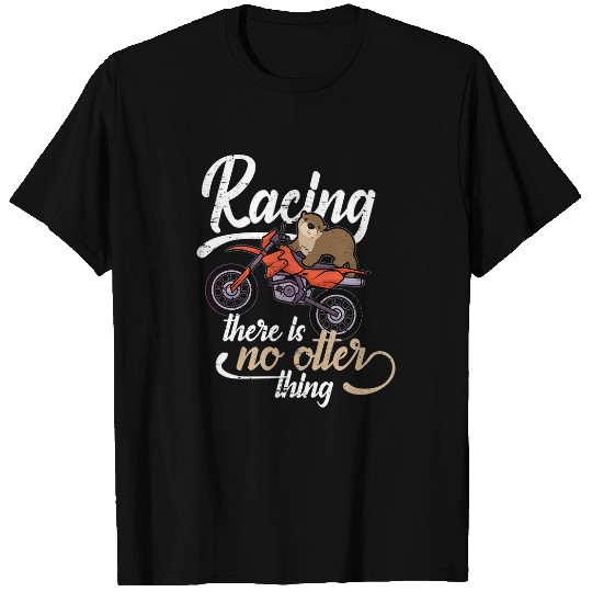 Motocross Rider Motocross Bike Motorcycle Funny Otter T-Shirts