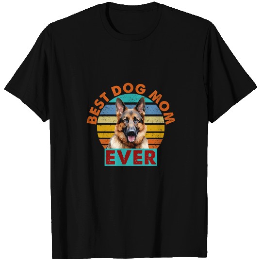 German Shepherd Dog Breed bests Mom Ever Rescue Adopt Adults T-Shirts
