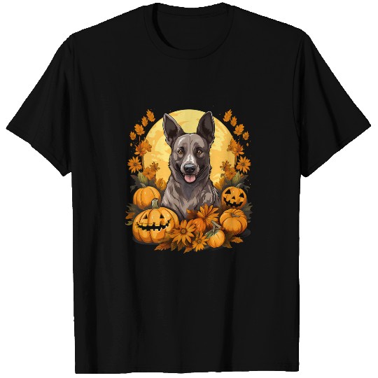 Pumpkin Dutch Shepherd Dog Halloween Thanksgiving 1 T-Shirts