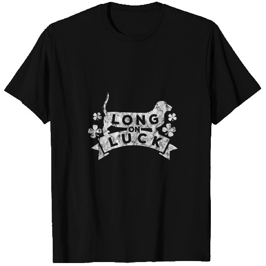 Funny St Patricks Day Basset Hound Dachshund Doxie Dog T-Shirts
