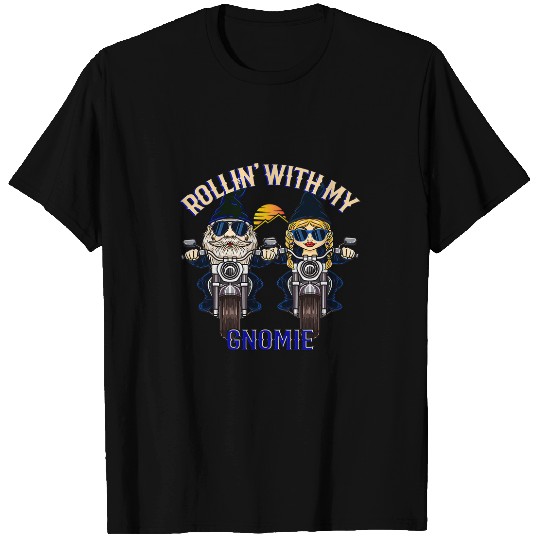 Retro vintages sunset Biker couple matching motorcycle rider T-Shirts