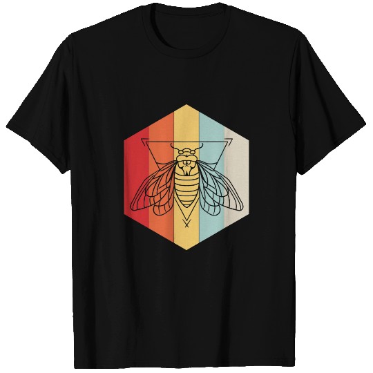 Retro Cicada for Bugs Cicadas Lover Entomology Student T-Shirts