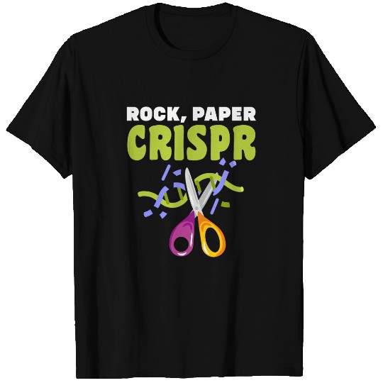 Rock Paper Scissors Crispr Scientist Biologist Roshambo T-Shirts
