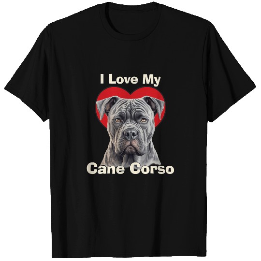 I Love My Cane Corso Puppy Dog T-Shirts