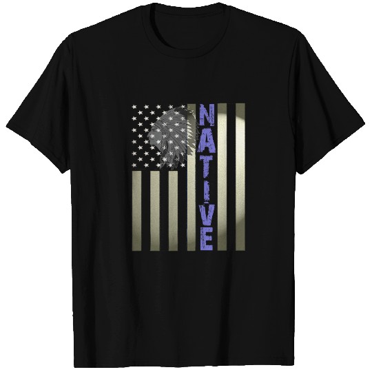 Native American Day vintages Flag USA 1 T-Shirts