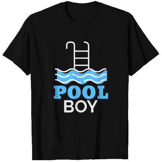 Poolboy Swimming Pool 2Bathmaster Lifeguard T-Shirts