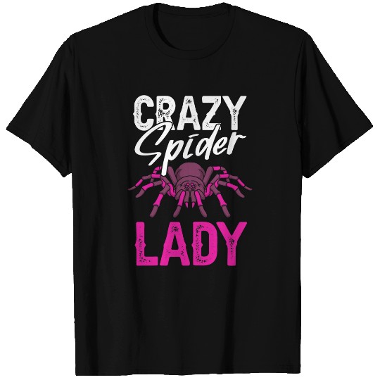 Womens Spider Lover   Funny crazys Spider Lady Tarantula T-Shirts
