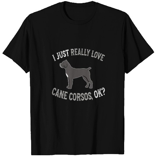 I Love Cane Corsos Cute Cane Corso Owner T-Shirts