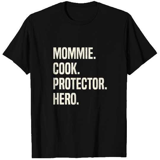 Mommie Cook Protector Hero Mom Profession Superhero Chef T-Shirts