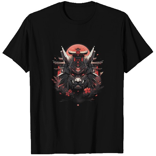 Samurai Japan Fantasy Manga Katana Geisha T-Shirts