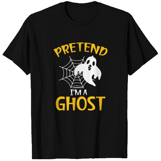 Pretend Im a ghosts Funny Halloween Web Spider T-Shirts