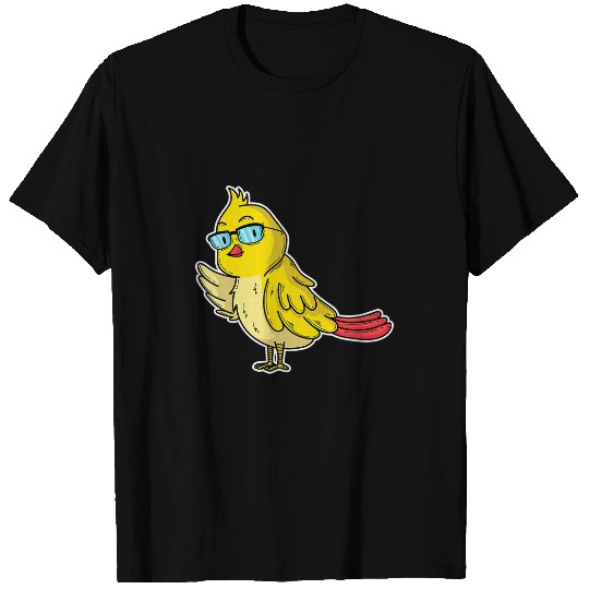 Nerdy Bird with Glasses T-Shirts