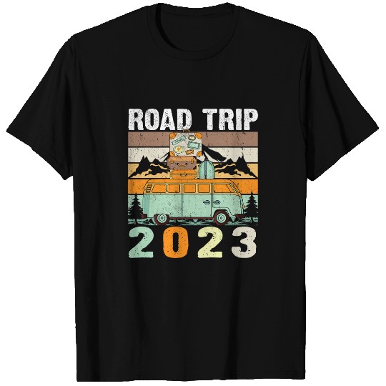 Road Trip Retro vintages Camping Lover Travel Journey T-Shirts