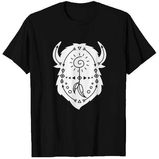 Indigenous Art Bison Southwest T-Shirts