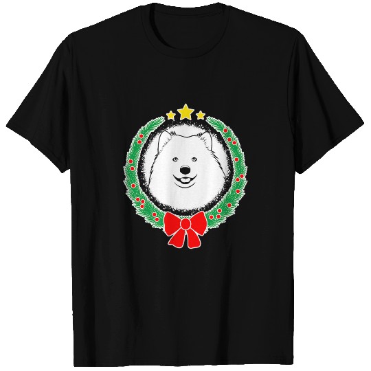 Dog Samoyed Christmas xmass Dog T-Shirts