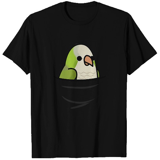 Quaker Parrot Pocket Birds Range T-Shirts