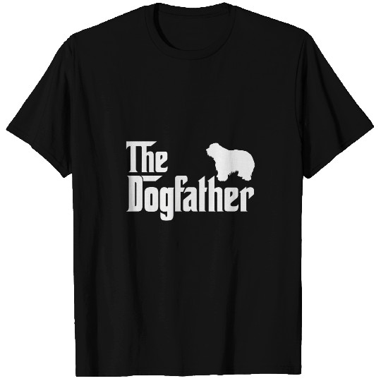 old english sheepdog DogFather Funny Dog Dad T-Shirts