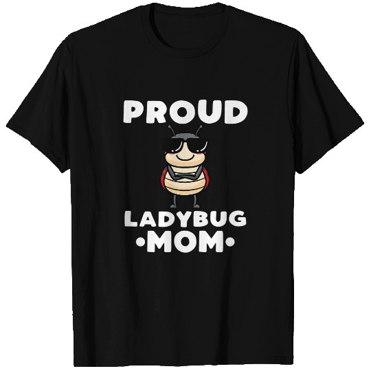 Womens Proud Ladybug Mom Ladybird T-Shirts