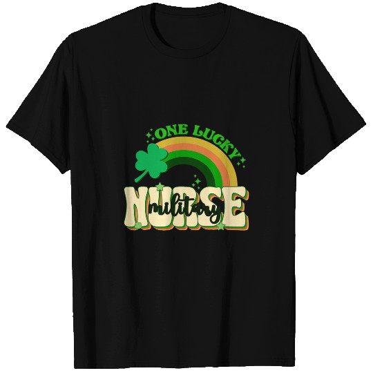 Saint Patricks Day Military nurses One Lucky nurses 22 T-Shirts