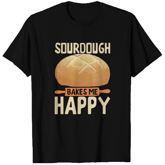 Sourdough Starter Bread Baker Baking Bakery 2 T-Shirts
