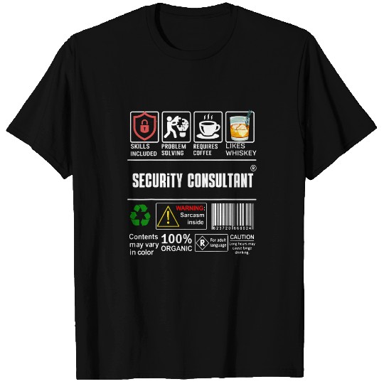 Security Consultant Packaging Handling Coffee Whiskey T-Shirts