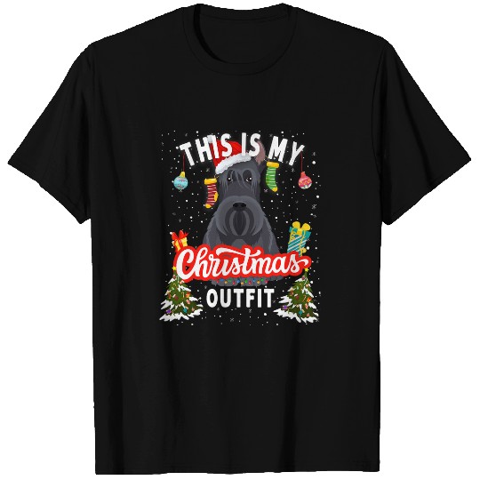 Dog Scottish Terrier Christmas Idea For Women xmass Scottie Dog 2 T-Shirts