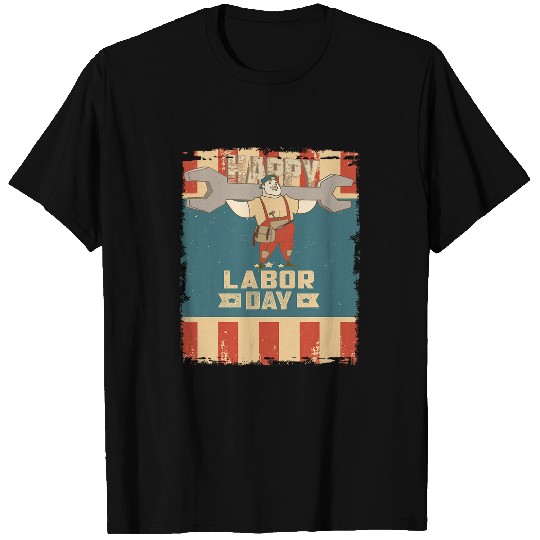 Union Member Skilled Car Mechanic Happy Union Labor Day T-Shirts