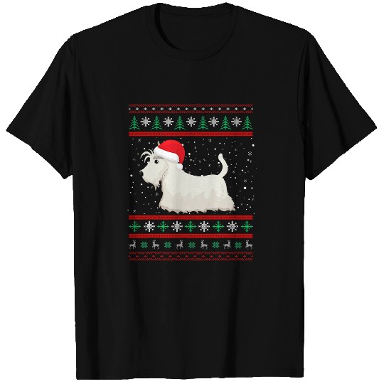 Dog Scottish Terrier Christmas Idea For Women xmass Scottie Dog 6 T-Shirts