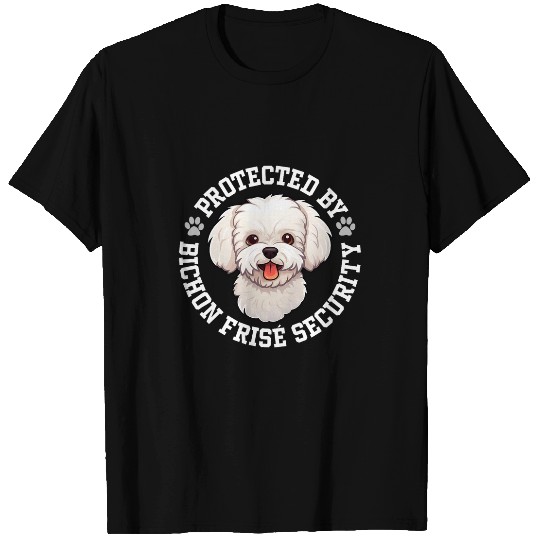 Protected by Bichon Frise Security T-Shirts