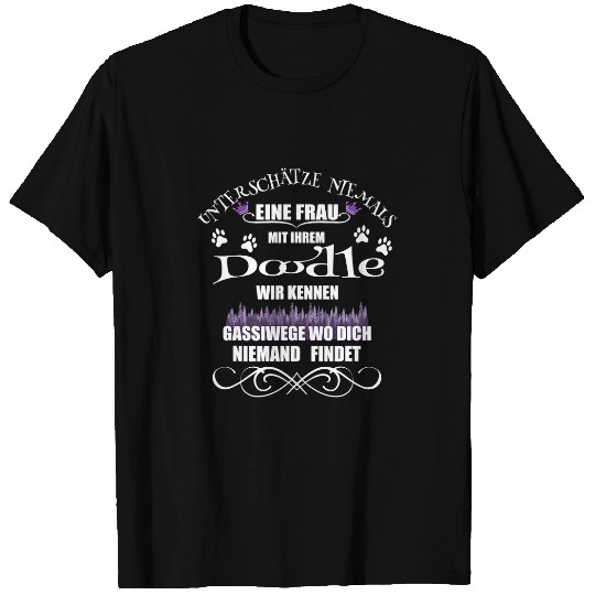 Dog Goldendoodle & Labradoodle Dog Mama Funny Saying T-Shirt T-Shirts