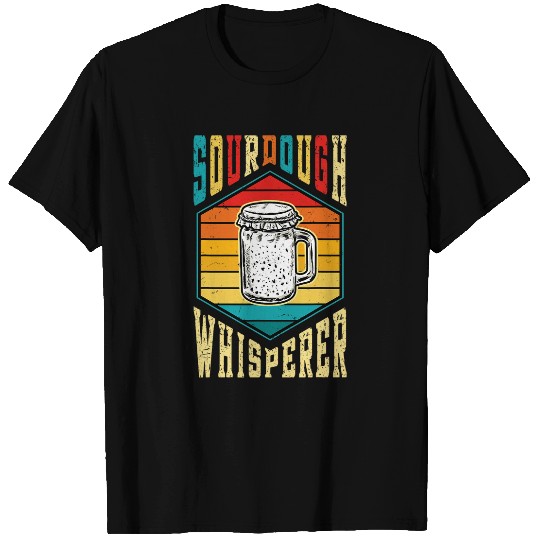Sourdough Whisperer Bread Kit Gift Baking Baker Retro T-Shirts
