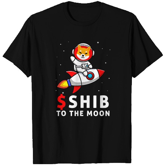 Discover Dog Shiba Inu Shib To the Moon Shiba Inu Coin Shiba Token Shiba Crypto T-Shirts
