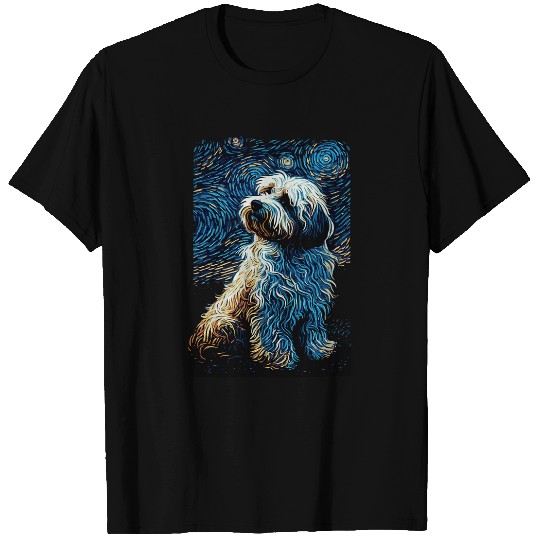 Havanese Dog Starry Night T-Shirts