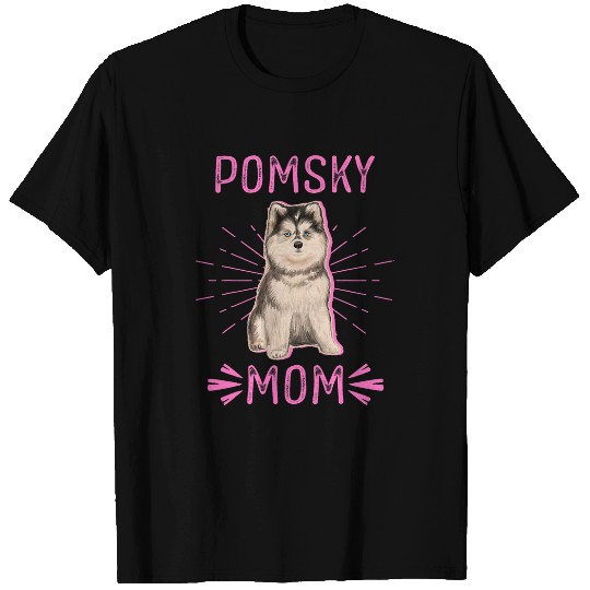 Discover Pomsky Mom Pomskies Dog Owner Pomsky T-Shirts