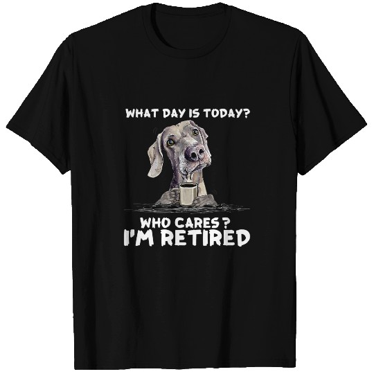 Weimaraner Im Retired T-Shirts