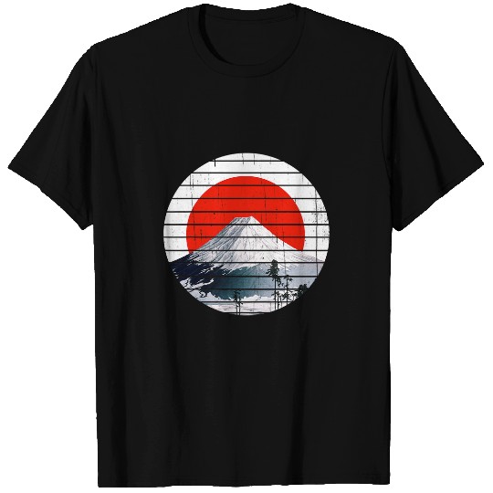 Japan Japanese Art Flag Mount Fuji Tokyo T-Shirts