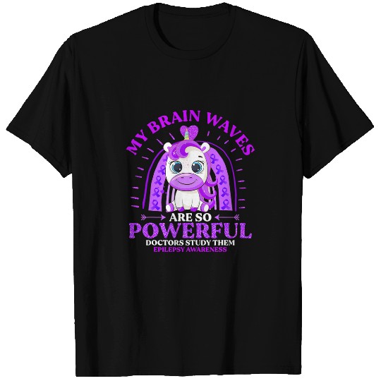Discover My Brain Waves Are Powerful Doctor Study Epilepsy Awareness T-Shirts