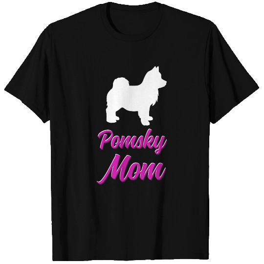Discover Pomsky Owner Dog Mom Apparel T-Shirts