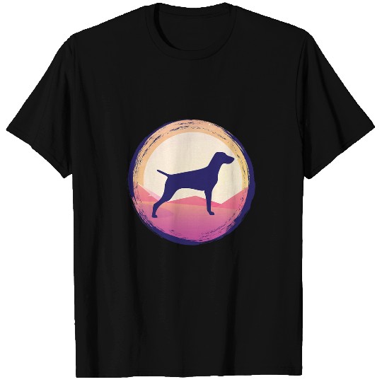 Weimaraner Dog Retro 36 T-Shirts