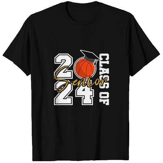 Discover Senior 2024 Basketball Class Of 2024 For Girls Boys T-Shirts